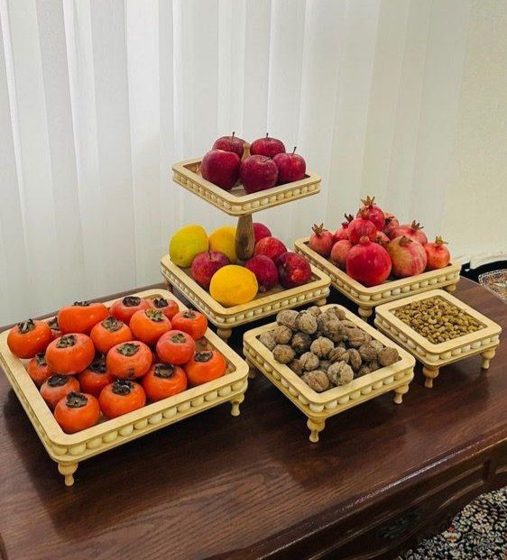 ست پذیرایی مهره دار مدل مربع