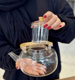 قوری پیرکس ۱۰۰۰میل دسته بامبو